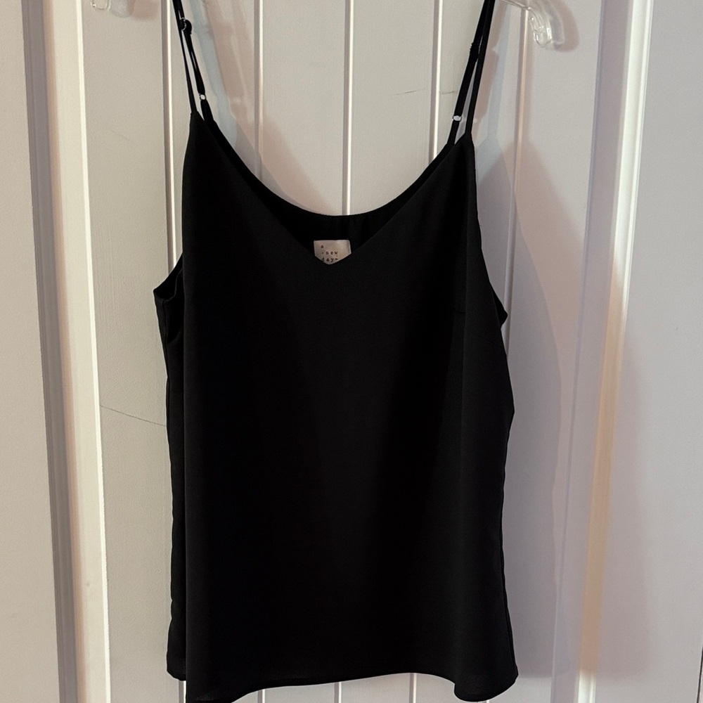 a new day Black Camisole Top
